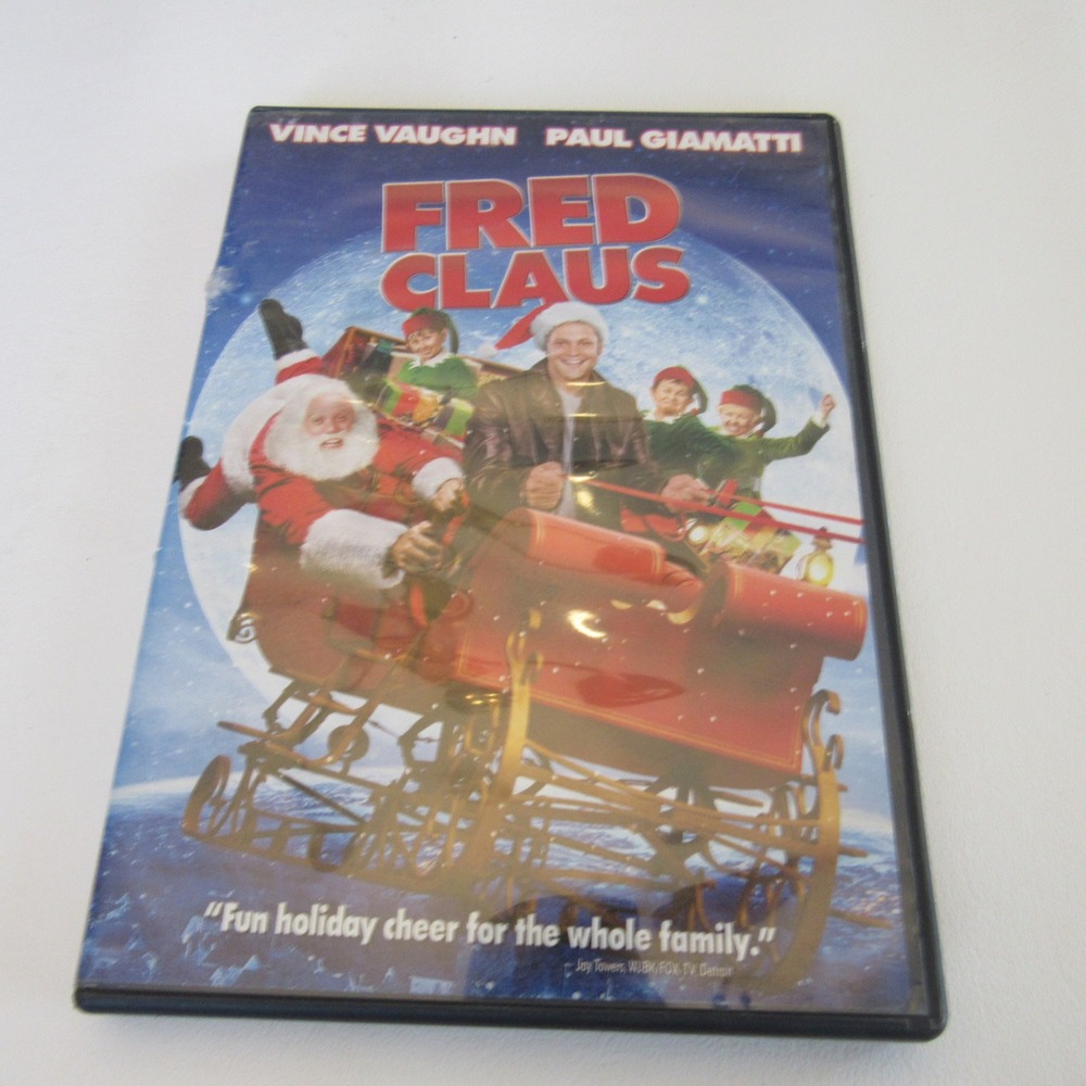 Fred Claus DVD 2007 Vince Vaughn Paul Giamatti Holiday Comedy Movie Widescreen F